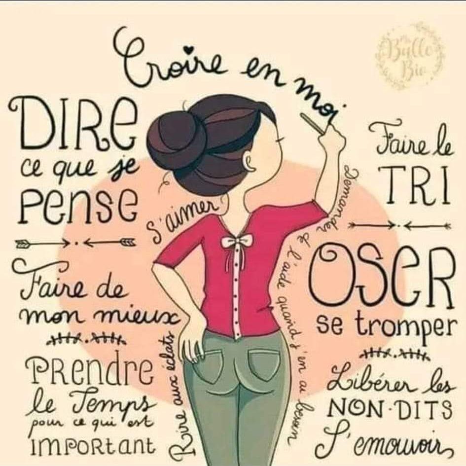 Illustration représentant une femme en train d'écrire sur un mur