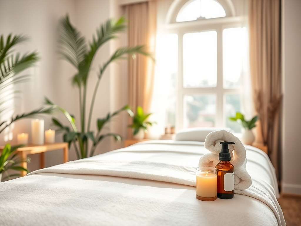 Photo d'une table de massage