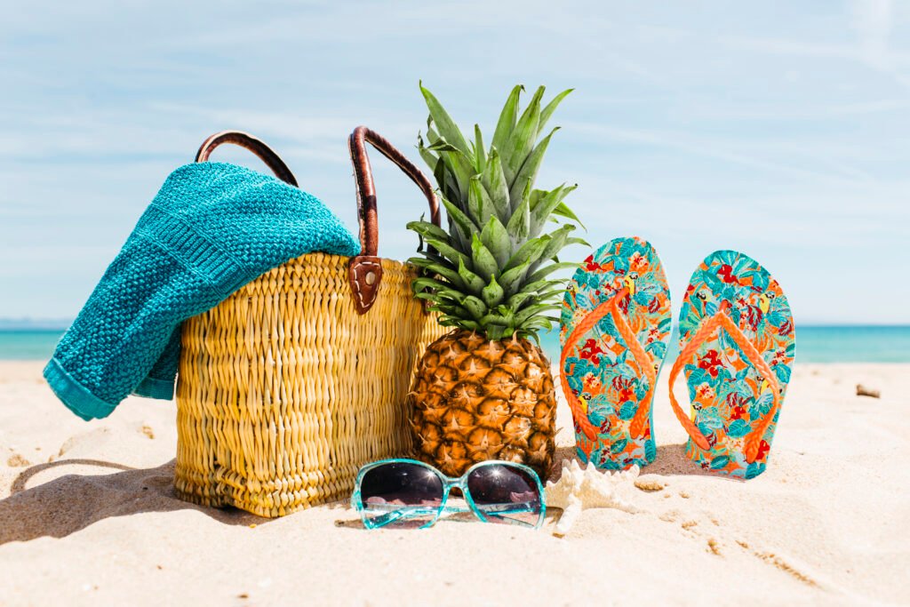 éléments de plage vacances été bien-être
