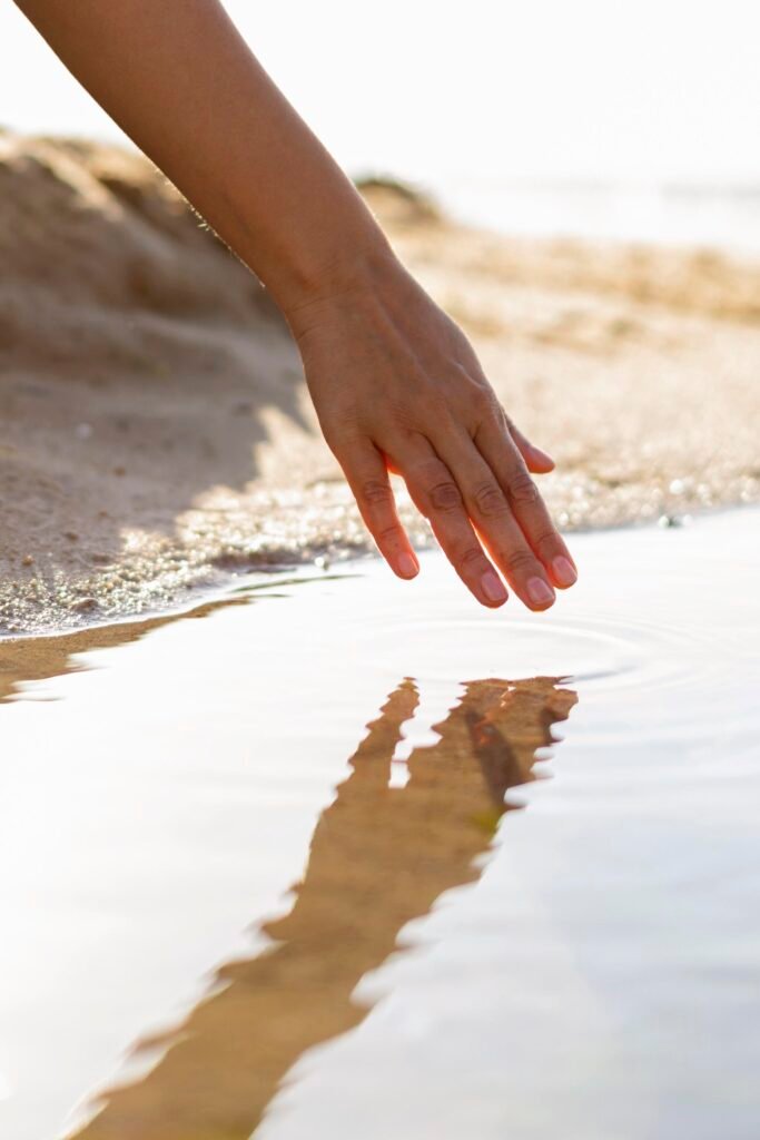 contact avec l'eau ressourcement été naturopathie